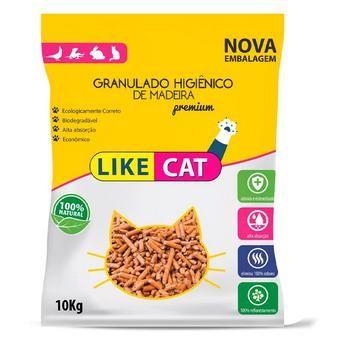 Imagem de Granulado Higiênico de Madeira Like Cat