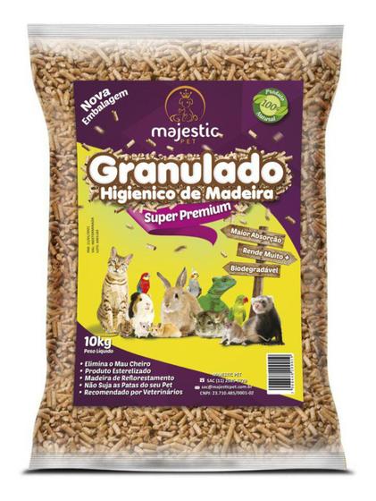 Imagem de Granulado Higiênico De Madeira Super Premium Majestic Pet 10kg