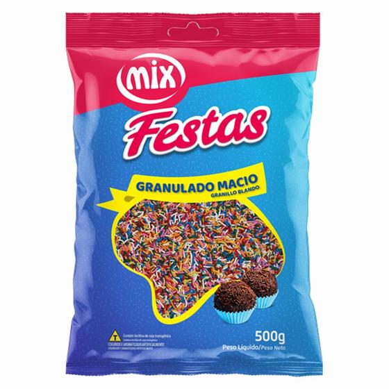 Imagem de Granulado Macio Colorido Misto 500g - Mix Brigadeiro