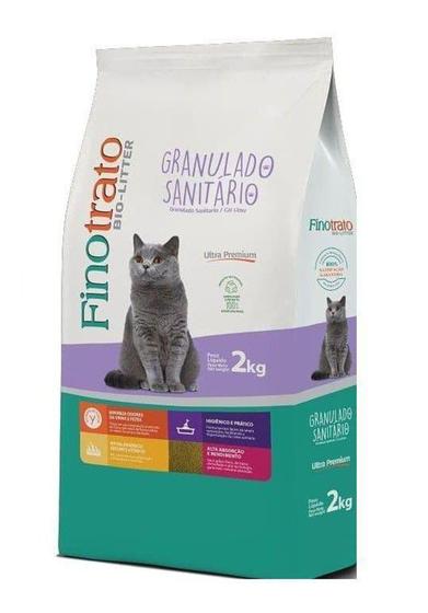 Imagem de Granulado Sanitário Fino Trato Ultra Premium Para Gatos 2kg
