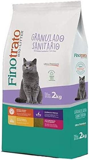 Imagem de Granulado Sanitário Finotrato Bio-Litter 2 Kg para gatos