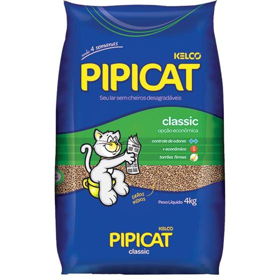 Granulado Sanitário Pipicat Kelcat 4kg Menor preço em Granulado Sanitário Pipicat Kelcat 4kg