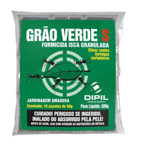 Imagem de Grao verde isca granulada para controle de formigas 10x50gr dipil