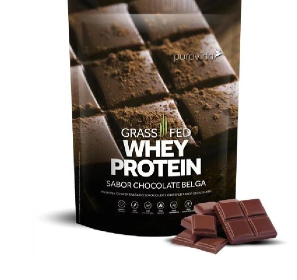 Imagem de Grassfed Protein 450g Chocolate Belga - Puravida