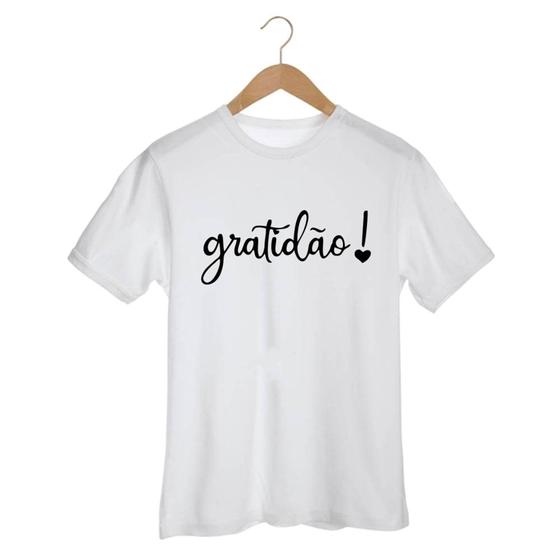 Imagem de Gratidão Camisa Branca