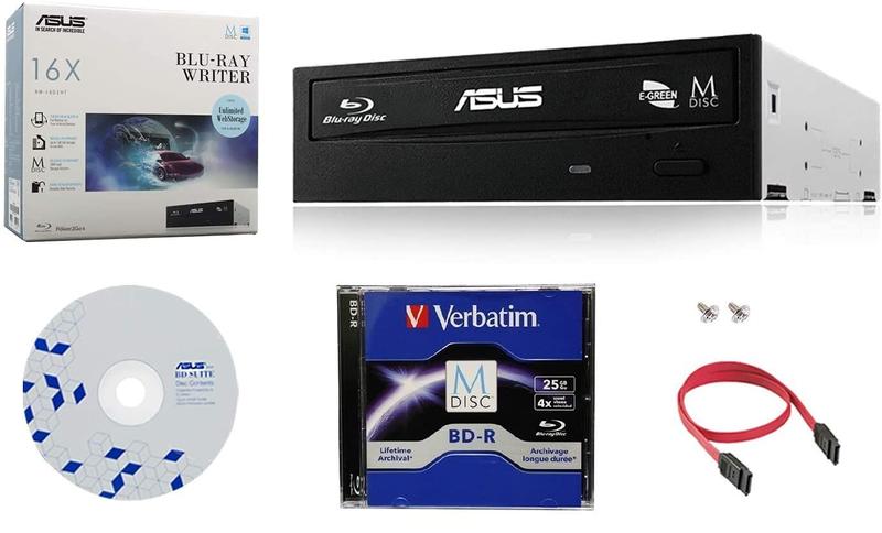 ASUS BW-16D1HT ブルーレイライター 16X Gravador de Blu-ray ASUS BW-16D1HT 16X com Suporte a M-DISC
