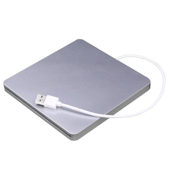 Imagem de Gravador de CD RW USB móvel externo Super Slim para Mac