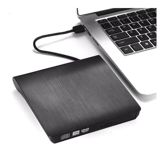 Imagem de Gravador de DVD CD Externo para Notebook Pc Max 5Gbps Usb 3.0 Plug And Play