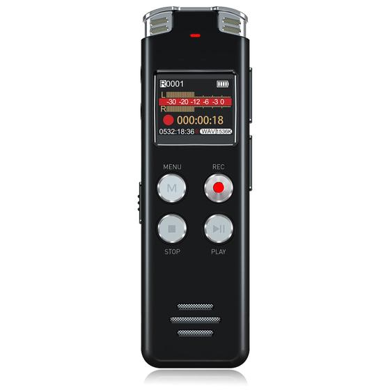 Imagem de Gravador de voz digital EVISTR L357 64GB com reprodução 1536KPBS