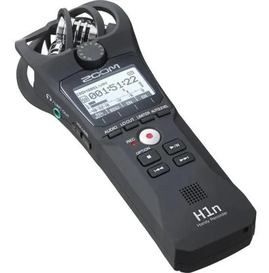 Imagem de Gravador De Voz Digital Zoom H1n Handy Recorder Mic X/y