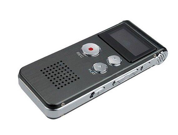 Imagem de Gravador de Voz Wokex Mini Flash Digital MP3 8GB Cinza