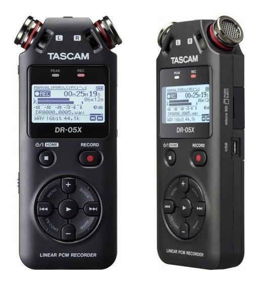 Imagem de Gravador Digital De Audio Voz Tascam Dr-05X Profissional