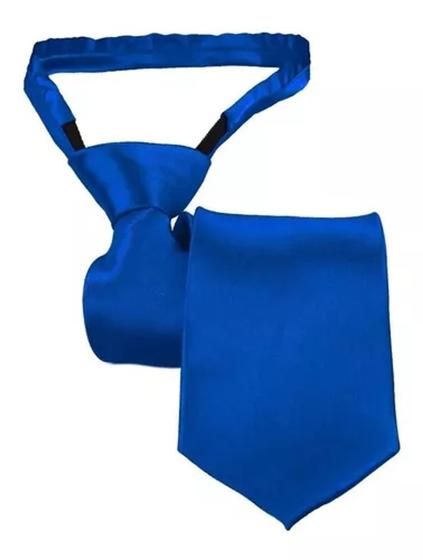 Imagem de Gravata Infantil Slim Fit Com Nó Pronto Em Várias Cores Ref:255