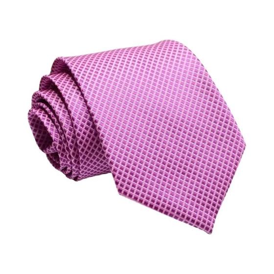 Imagem de Gravata Masculina Jacquard - Floral, Listrada ou Sólida (7-8cm)