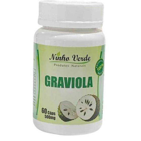 Imagem de Graviola 60 Cápsulas 500Mg - Ninho Verde