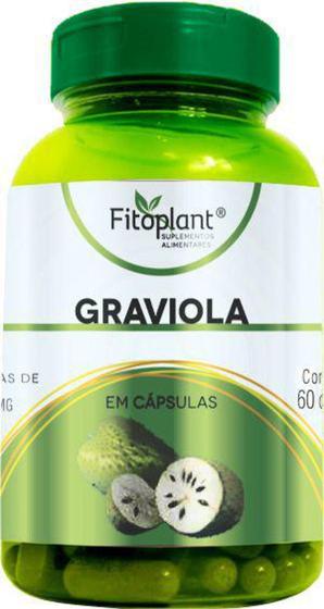 Imagem de Graviola c/vitamina d 600mg -  60 caps - FITOPLANT