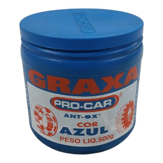 Imagem de Graxa Azul Ant-ox 500g Pro-car