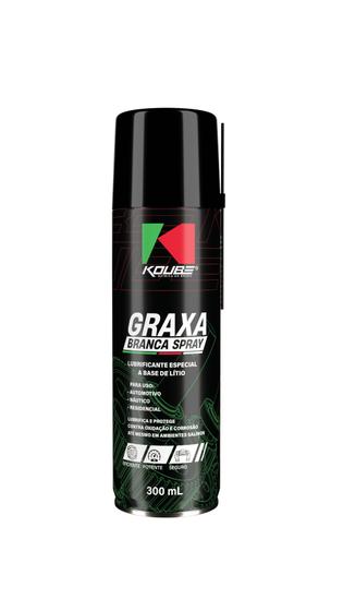 Imagem de Graxa Branca Spray Lubrificante Especial A Base de Lítio 300ml KOUBE