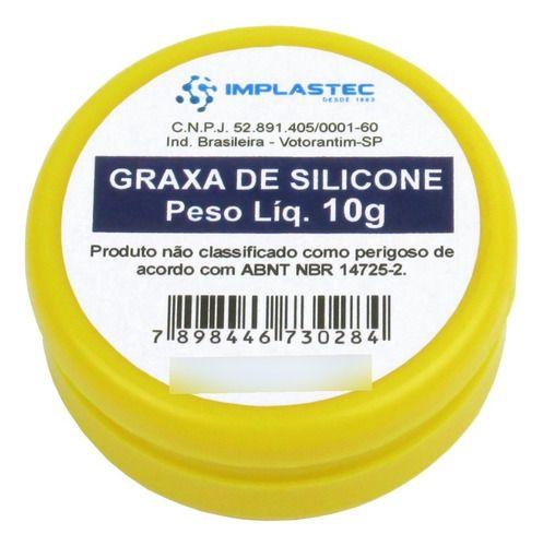 Imagem de Graxa De Silicone Implastec Pote 10g