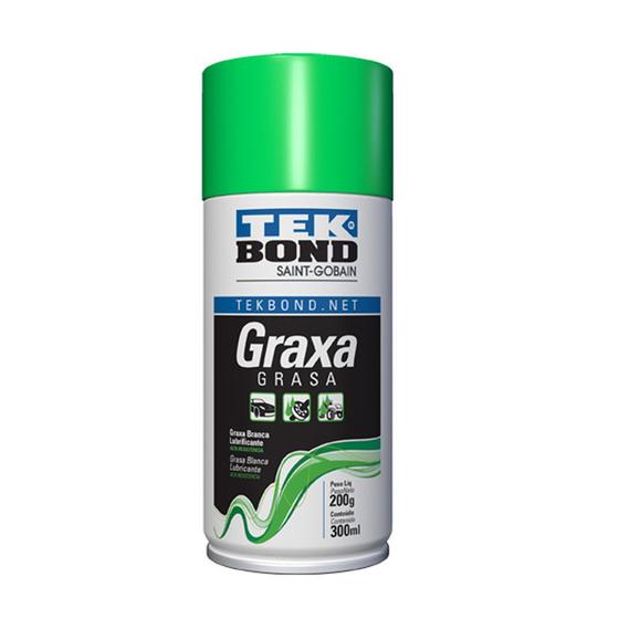 Imagem de Graxa e Lubrificante Branca em Spray 200g / 300ml Tek Bond