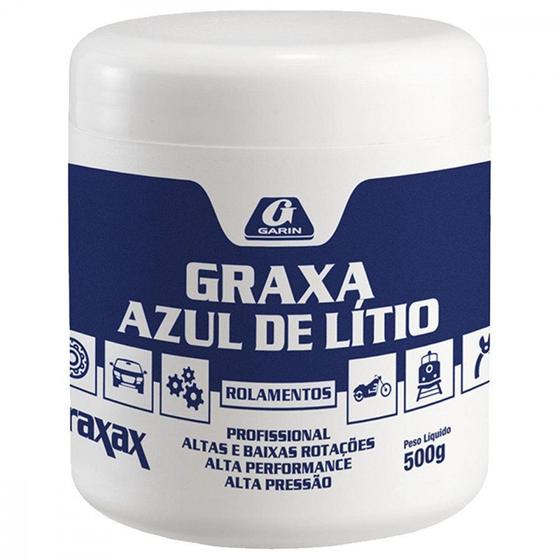 Imagem de Graxa Garin Litio Azul Para Rolamento Pote 500G.