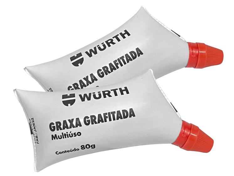 Imagem de Graxa Grafitada Sache 80g Wurth - 2 unidades