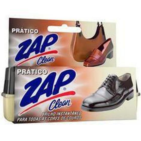 Imagem de Graxa Líquida Brilho Para Calçados Prático Zap Clean
