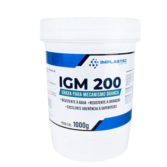 Imagem de Graxa para Mecanismo Branca Implastec IGM 200 Pote 1kg