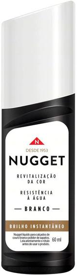 Graxa Para Sapato Branca Cera Líquida Nugget 60ml Menor preço em Graxa Para Sapato Branca Cera Líquida Nugget 60ml
