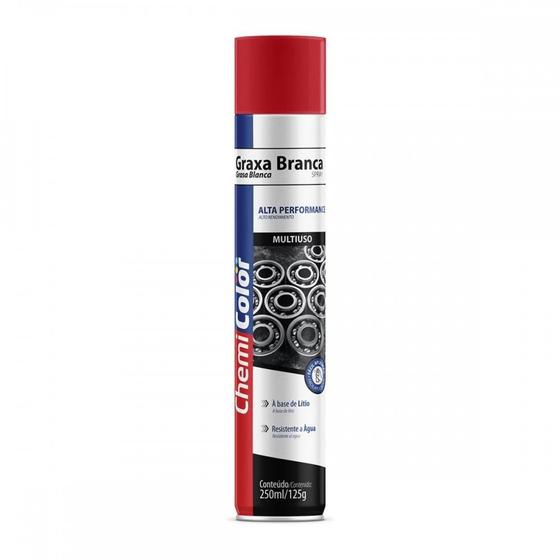 Imagem de Graxa Spray Branca Chemicolor 250Ml  0680497