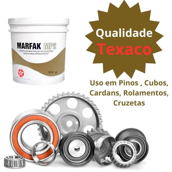 Imagem de Graxa Texaco Marfak Gma2 Multiplas Aplicações 500g Alta Temperatura Rolamentos Litio Automotiva