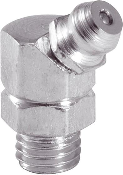 Imagem de Graxeira curva 45gr 1/8" bsp 28fpp com 10 peças - Vonder