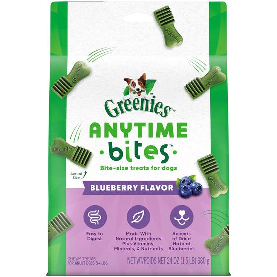 Imagem de Greenies Anytime Bites - Guloseimas para Cães com Mirtilo - 700g