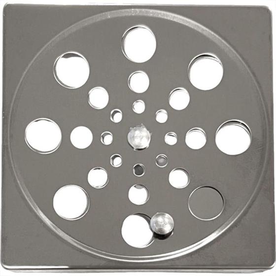 Imagem de Grelha Aco Inox Quadrada Overtime 15X15Cm Com Fecho