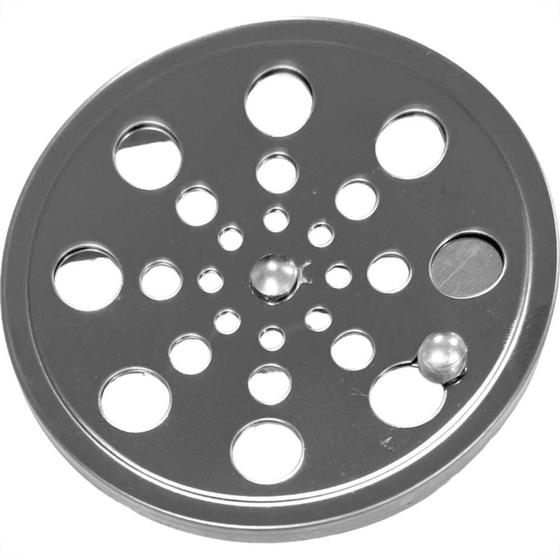 Imagem de Grelha Aco Inox Redonda Overtime 15X15Cm Com Fecho