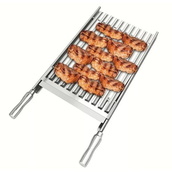 Imagem de Grelha Argentina Artinox Grill 65cm com Cabo de Alumínio