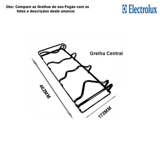 Imagem de Grelha central p/ fogões tripla chama electrolux 5 bocas 76 sab