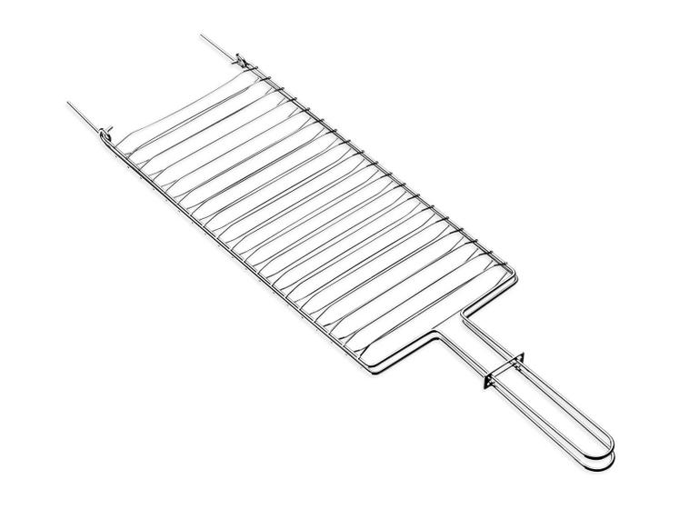 Imagem de Grelha Churrasco Aço Inox 72,5x22,5cm Tramontina 