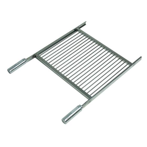Imagem de Grelha Churrasco Parrilla Uruguaia Pequena 38,5X36Cm Inox