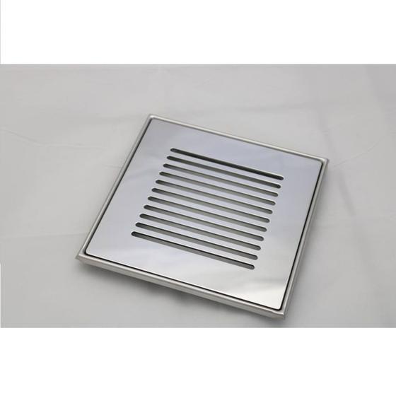 Imagem de Grelha Com Base Invinox 10 x10 Listras 4006/1.C - Polido