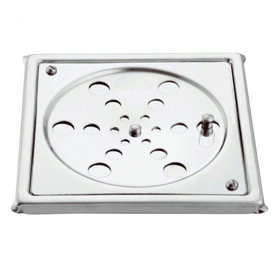 Imagem de Grelha com Caixilho Inox Overtime Aço 430 15x15cm