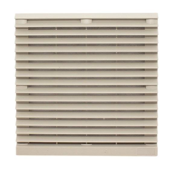 Imagem de Grelha com Filtro de Embutir para Ventilador 172x172x30 FK9804 JNG