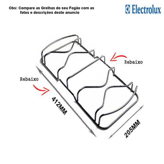 Imagem de Grelha esmaltada para fogões electrolux 4 bocas 50 sbp