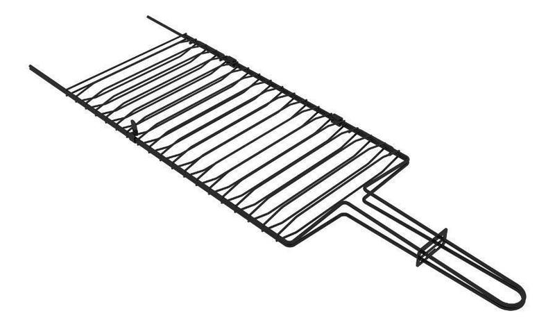 Imagem de Grelha Para Churrasco Black Aço Carbono Nitrocarbonetado