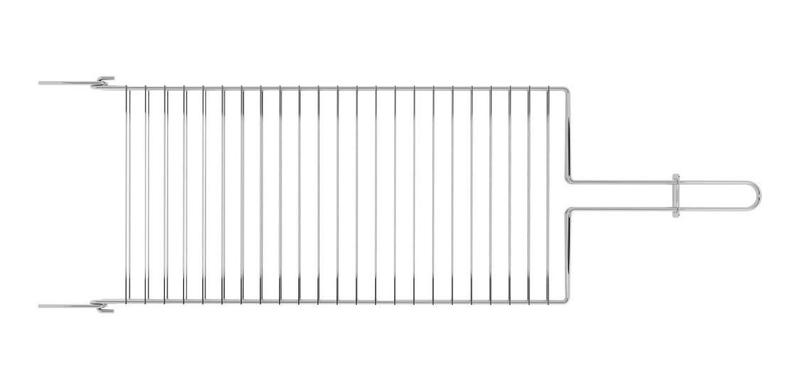 Imagem de Grelha Plana Tramontina Churrasco Em Aço Inox Pequena 56x19