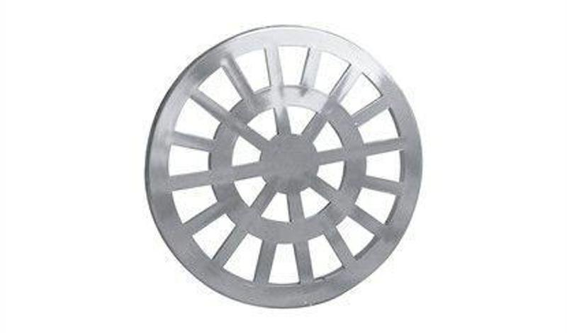 Imagem de Grelha Plástica Redonda Cromada 10cm Simplas