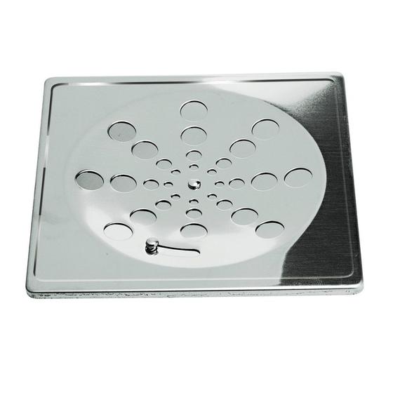 Imagem de Grelha Quadrada Aço Inox c/ Caixilho e Fecho 15X15 1917 Fani