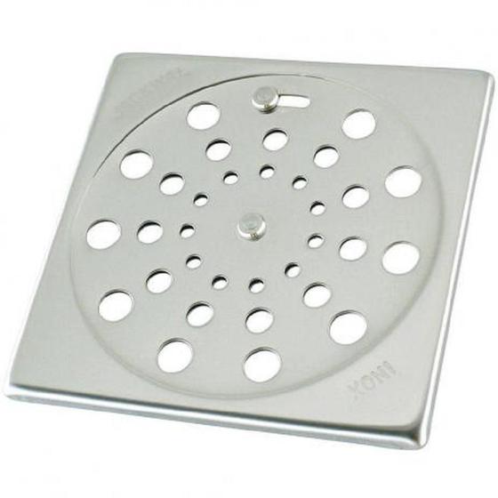 Grelha Ralo Quadrada 15cmx15cm com Fechamento em Inox Dacunha Menor preço em Grelha Ralo Quadrada 15cmx15cm com Fechamento em Inox Dacunha