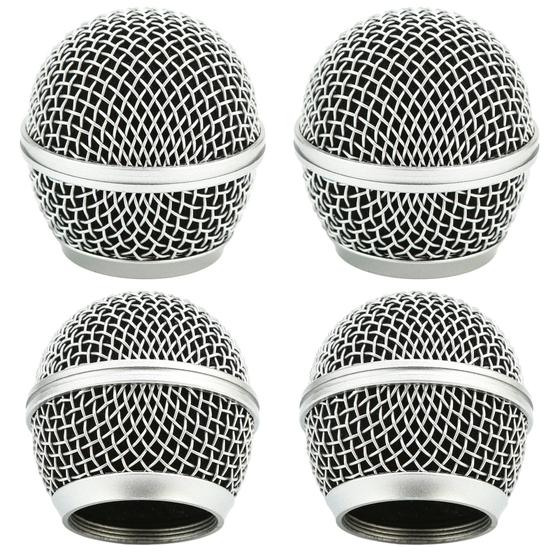 Imagem de Grelhas de Microfone de Reposição para Shure SM58 (4 Unidades)