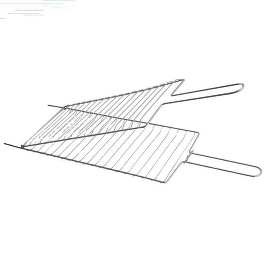 Imagem de Grelhas Para Churrasqueira Dupla Abaulada 54X17Cm